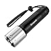 Produktbild LED Taschenlampe,Simpeak 700 Lumen CREE XM-L T6 Superhelle LED Handgerät-Taschenlampe für Tauchen3 BeleuchtungsmodiZoomableWasserdichtAluminiumSchwarz