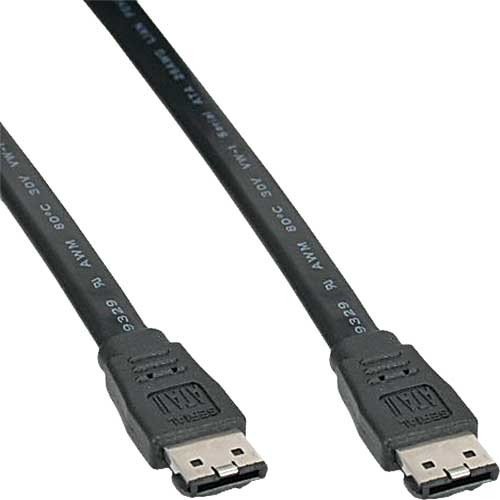 InLine eSATA II externes Anschlusskabel 0,5m – black - 2
