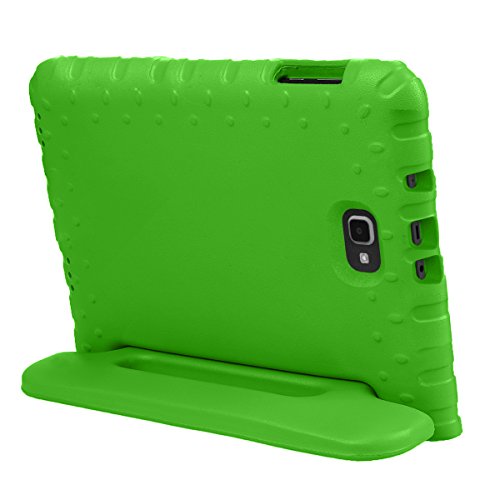 BELLESTYLE Samsung Galaxy Tab A 10.1 Zoll EVA Stoßfeste Schutzhülle Tragbar für Kinder mit Ständer Schutzhülle Standfunktion für Samsung Tab A 10.1 (SM-T580 / SM-T585) Tablet 2016 Veröffentlichung, Grün - 3