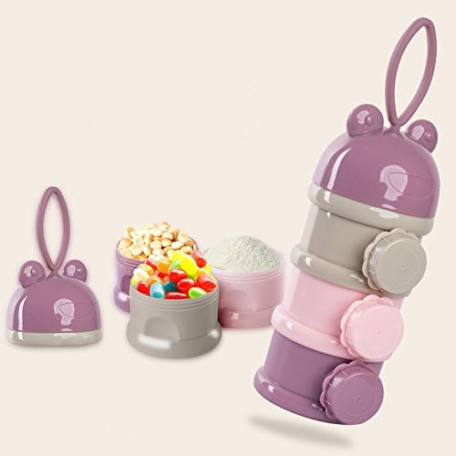 fengxiong Three-layer portable baby milk powder packing box, multi-function storage box