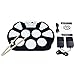 Produktbild GKPLY USB Tragbare Trommel Elektronische Trommel Simulation Trommel Elektronische Trommel Pad, Pedale, Drumsticks und Elektrische Desktop Roll-up-Trommel-Set Hand Roll-Trommel-Silikon Handtrommel