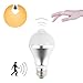 Produktbild Minger 5W LED Lampen mit Bewegungsmelder Warmweiß E27 LED Birnen PIR Infrarot Bewegung Aktiviert Energiesparlampen Beleuchtung für Korridor, Garage, Treppe, Garten, Hof, 1 Stück [Energieklasse A+] [Energieklasse A+]