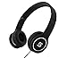 Price comparison product image Smartz Deep Bass Foldable Headphones with Tangle Free Cable (Black)