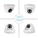 Produktbild Tonton CCTV 2.0 Megapixel AHD 1080P Außen Weiß Dome Video Überwachungskamera Sicherheitskamera, 20m IR Nachtsicht, Wasserdichte für TVI/AHD//5-in-1/4-in-1 Recorder 20M Nachtsicht, Metallgehäuse