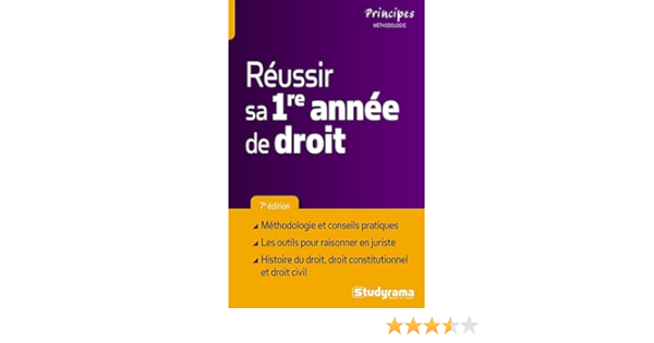 Amazon Fr Reussir Sa Premiere Annee De Droit Contini Raphael Geninet Beatrice Moure Stephane Pomes Eric Collectif Livres