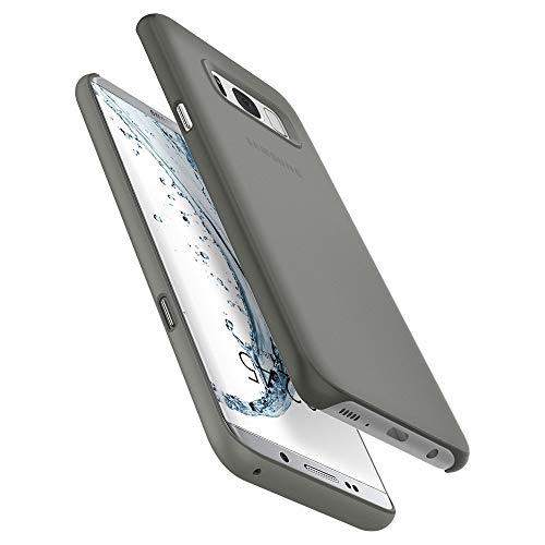 Spigen Funda Galaxy S8  Carcasa  Air Skin  Material Semitransparente Ligero para Galaxy S8  2017  - Negro