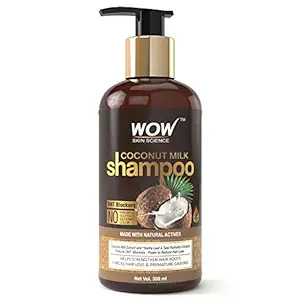 WOW Skin Science Coconut Milk Shampoo, 300ml