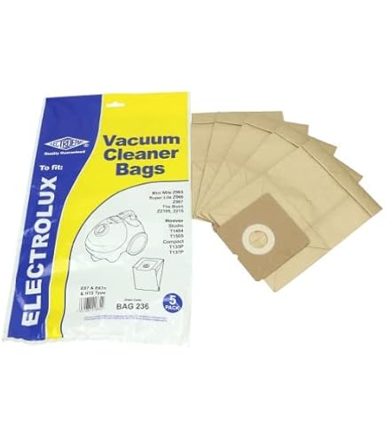 Lot de 10 sacs en papier pour aspirateur Philips/Electrolux /Midea/Haier/Sharp/Samsung/Pensonic/LG, compatibles avec FC8334/FC8338/ FC8349/FC834
