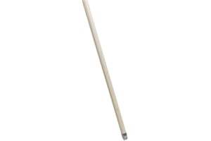 NÖLLE PROFI BRUSH 450302 Holz-Besenstiel mit Metallgewinde, Durchmesser: 24 mm