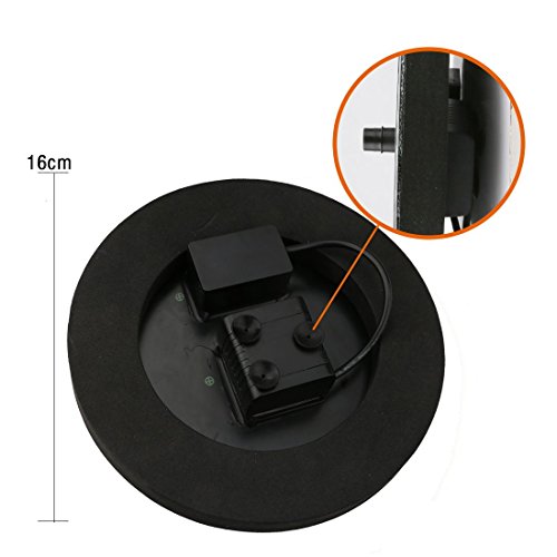 A-SZCXTOP 1.4W Solarbrunnen Wasserpumpe schwimmende treibende Pumpe mit Sauger Sonnenkollektor Sonnenstrahlbrunnen für Teiche Pool Garten - 2