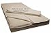 NightyNIte Luxury Natural Easy change Cot Mattress Deep With Two Natural Waterproof Outlux|Toppers (130 x 70 x 10 cm)