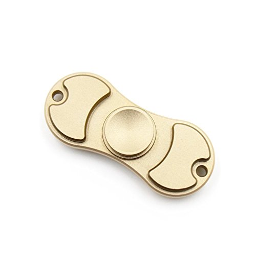 Fidget Spinner High Quality Aluminum Alloy Excellent Spin Ceramic Gear Ultra Durable EDC ADHD Focus Toy for Relieve Stress and Boredom and Increases Focus (Gold) Fidget Spinner High Quality Aluminum Alloy Excellent Spin Ceramic Gear Ultra Durable EDC ADHD Focus Toy for Relieve Stress and Boredom and Increases Focus (Gold)