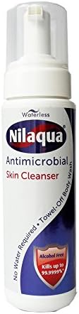 Nilaqua No Rinse - Towel Off Unscented Antimicrobial Skin Cleanser (200ml)