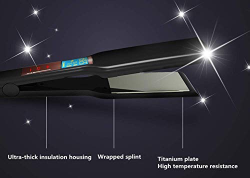 Professional Wide Plate Hair Straightener Negative Ion Constant Temperature Hair Care Tourmaline Ceramic Coated Knob Perm Does Not Hurt Hair Multi-Range Adjustment LCD Display reviews Professional Wide Plate Hair Straightener Negative Ion Constant Temperature Hair Care Tourmaline Ceramic Coated Knob Perm Does Not Hurt Hair Multi-Range Adjustment LCD Display