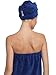 Merry Style Women's Wellness Turban 13007 (Darkblue/Darkblue, One Size)