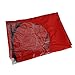 MagiDeal Salon Hair Cutting Cape Hairdressing Gown with Viewing Window - Red