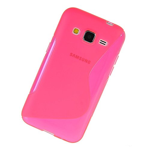 Funda para SAMSUNG GALAXY CORE PRIME G360F GEL TPU Dise  o S-Line Color ROSA