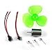 Produktbild Ocamo Mini-Motor 0,1-24 V DC Generator-Set Mikroventilator Blade Windturbinen klein DIY Motor 90mm
