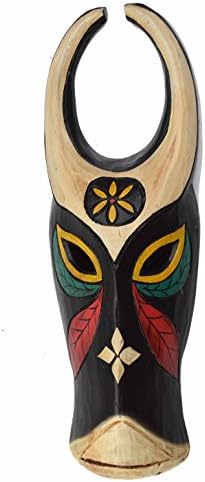 Interlifestyle Bull African Style Mask 50 cm Wooden Wall Mask Mask
