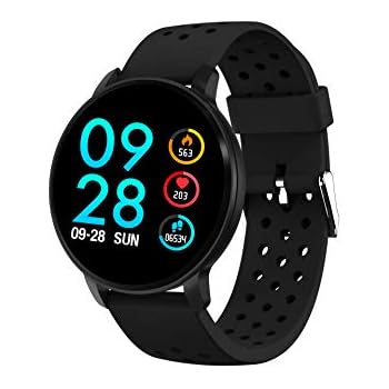 DENVER Smartwatch Herren – Bluetooth 5.0, Herzfrequenz, Blutdruck & Schlaf-Tracking, 1,96 Zoll Display – Sportuhr Mit Anruffunktion