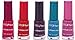 Color Fever Nail Polish Value Pack - Mini Pops - Pink / Red / Blue, 0.85 Ounce (Pack of 5) RS.315.00