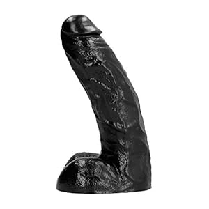 All Black Monster-Dong Dildo schwarz
