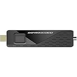 Decoder Digitale Terrestre DIPROGRESS HDMI STICK TV DVB-T2 H.265 HEVC 265 10 bit DPT210HA, nero