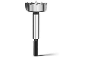 MOXPIFY Mèche Forstner 38 mm pour bois, embouts Forstner diamètre 38 mm, longueur 90 mm avec tige hexagonale de 8 mm