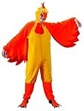 Foxxeo 10005 | Hühner Kostüm für Damen und Herren, Tierkostüm | Gr. S, M, L, XL, XXL,XXXL, XXXXL, Größe:XL, Tiere:Huhn