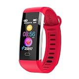 iBaste Bluetooth Intelligente Armbanduhr USB Charger Smart Armband Uhr IP67 Wasserdichte, Blutdruck, Herzfrequenz, Mehrfachsportmodus, Wettervorhersage