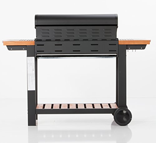 Maxxus Gasgrill, BBQ, schwarz, 144x106x56 cm, Chief 6.2 - 9