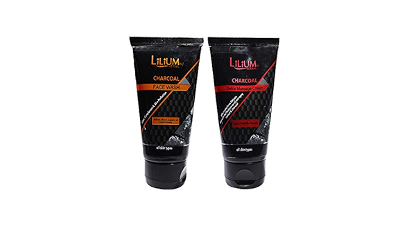 lilium charcoal face wash