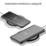 Hülle Case für Huawei Mate 10 Pro Hülle, Galaxy A6 2018 Schutzhülle Flip Clear View Handy Case mit Standfunktion Card Handyhülle für Galaxy A6 2018