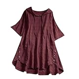 Damen Bluse Elegant Chiffon V-Ausschnitt Langarm Casual Oberteil Lose Langarmshirt Vintage Tunika Hemd T-Shirt S-XXL Bluse Damen Kurzarm Schulterfrei Oberteil Tops Damen Sommer Carmen Shirt Rundhals Einfarbig Tshirt Oberteile Damen Elegant Sommer Kurzarm Lässige Blumendruck Bluse Kurzarm lose Tee Damen Chiffon Bluse 3/4 Arm Tunika Blusen V Ausschnitt Leicht Asymmetrisch Shirt mit Volant Trompetenärmeln