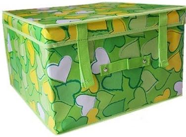 Baby Practical Foldable Nursery Storage Organizer Containers K1541-3 (green with hearts)