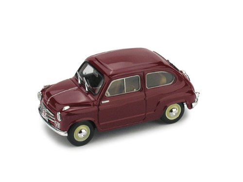 Preisvergleich Produktbild Fiat 600 Polizia Stradale 1955 Amaranto 1:43 2009 R452