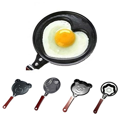 Mini Egg Pan praktischen Handheld Outdoor Picknick Küche Omelette Pfannkuchen Formen Non Stick Cooking Bär - 4