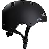 Pank Casco Monopattino Elettrico - Premium Caschi MTB Casco Arrampicata Casco Bici - Skateboard Casco Aon Luce Posteriore LED