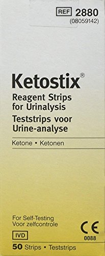 2 x 50 Ketostix Reagent Strips for Ketone Test Urinalysis