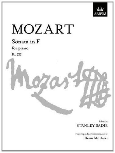 Mozart Sonata in F K. 533 (Signature S.)