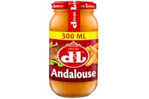 Devos & Lemmens Andalouse Sauce - 300 ml Flasche x 1 - Perfekt für Salate, kalte Fische und Fleischgerichte und natürlich Pommes Frites - recycelbarer Behälter