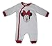 Baby Girls Sleepsuits Baby Grow Pyjamas Disney Minnie Mouse T/b Upto 24 Months (12 months, white with feet)