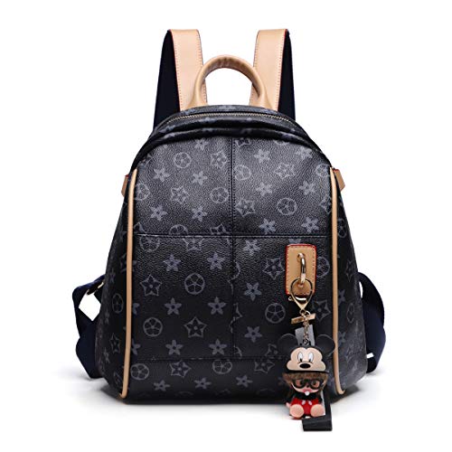 Preisvergleich Produktbild 2019 neue diebstahlsicherung rucksack umhängetasche mummy tasche windel tasche druck multifunktions weiblichen beutel (Schwarz)