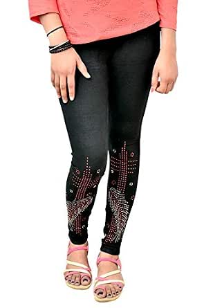 Black Colours Leggings for Womens 