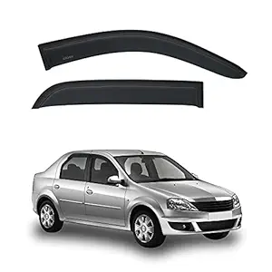 Galio Car Rain Wind Door Visor Compatible for Mahindra Logan (2007 Onwards) Set of 4 pcs.