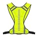 Produktbild liuxi Fluoreszierende Weste, reflektierende Warnweste mit hoher Sichtbarkeit für Laufen, Wandern, Joggen, Motorrad-Nachtarbeit