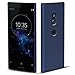 Produktbild Conie Sony Xperia XA2, Slim Rückschale - Hartschale Case, Verstärkes PC Cover, Matt Schutzhülle, Rutschfeste Oberfläche, Bumper Hüllen [Blau]