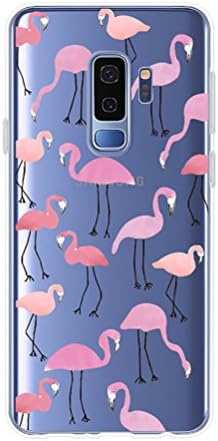 Samsung Galaxy S9 Plus Case, Shumeifang Ultra Thin Soft Gel TPU Silicone Case Cover with Cute Cartoon for Samsung Galaxy S9 Plus - Flamingos