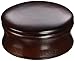 Kingsley Shave Soap Bowl With Lid, Dark Wood