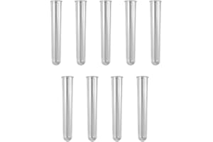FineInno 9Pcs Acrylic Clear Test Tubes for Vase Resin Mould, Transparent Test Tubes for DIY Plant Propagation Station,Flower Holder, Resin Crafts Home Decor